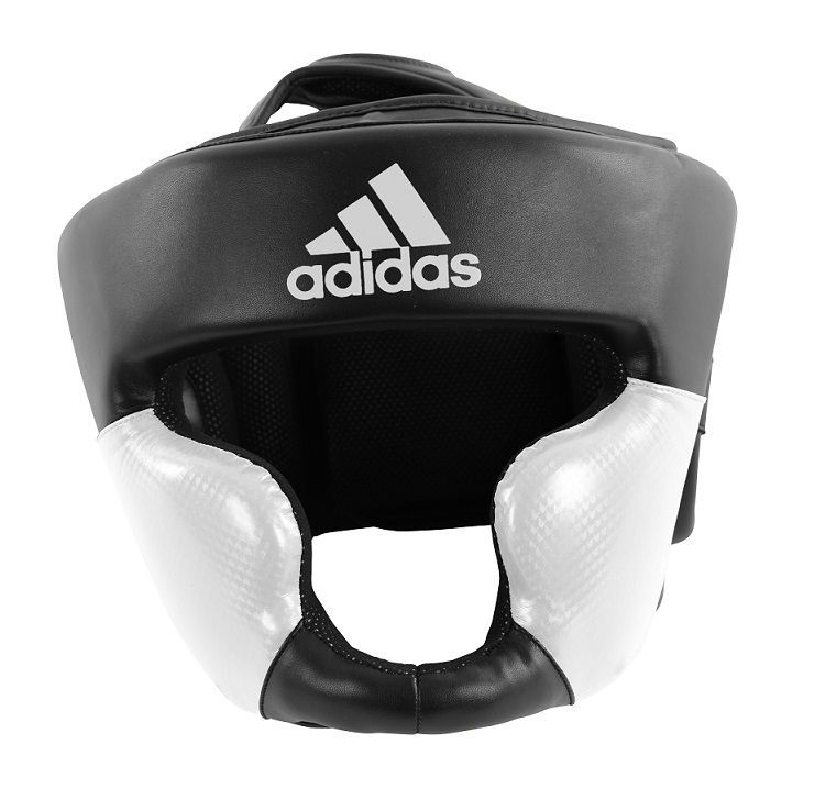 Adidas баксова каска Response , бяло-черна