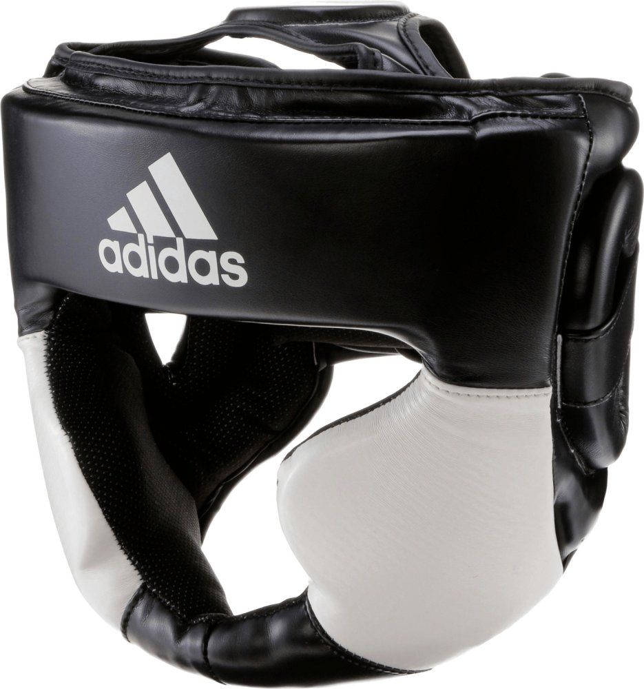 Adidas баксова каска Response , бяло-черна