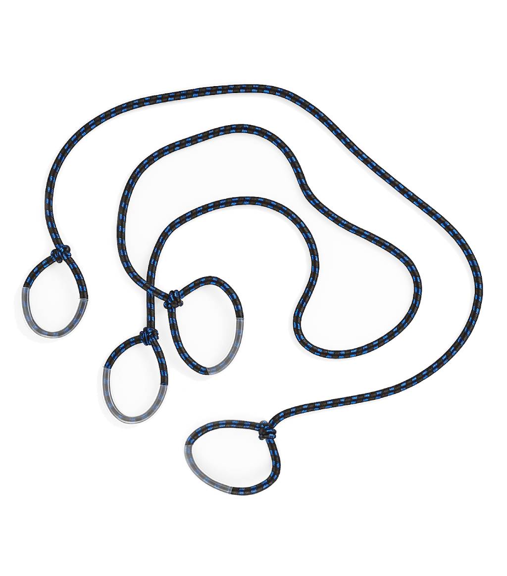 Katsudo DuoFlex еластични въжета за разтягане 2 бр., черно-сини