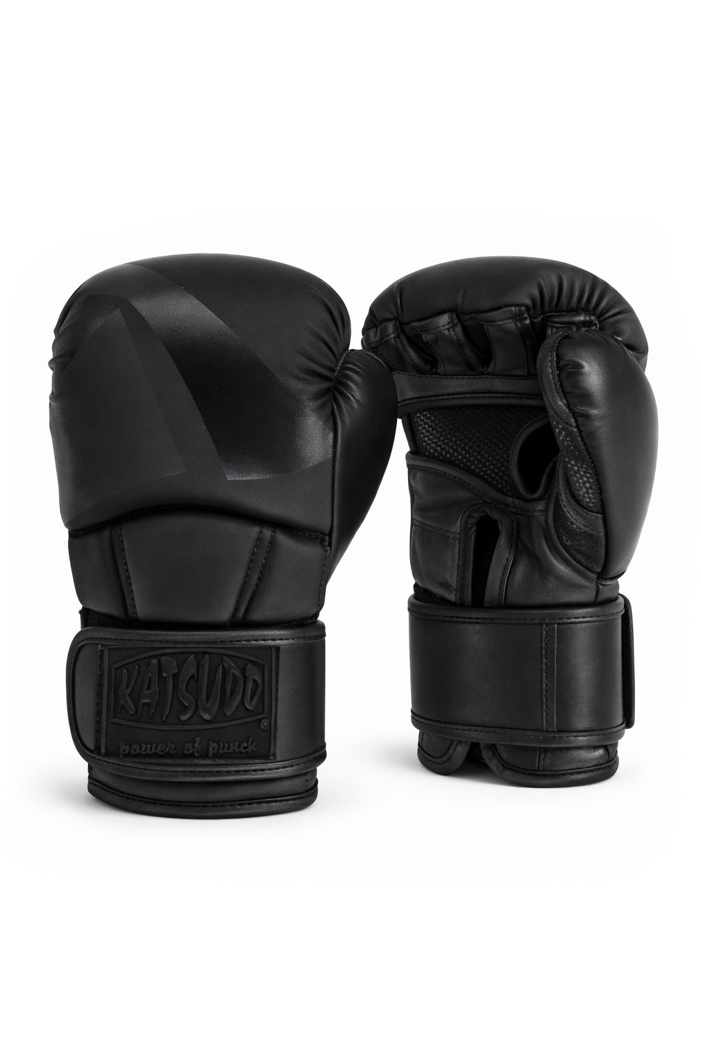 Katsudo MMA Hybridcore спаринг ръкавици, черно-черни