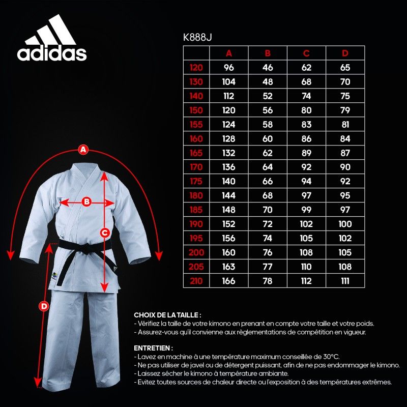 Adidas KA детско кимоно Kigai 2.0 475g, бяло