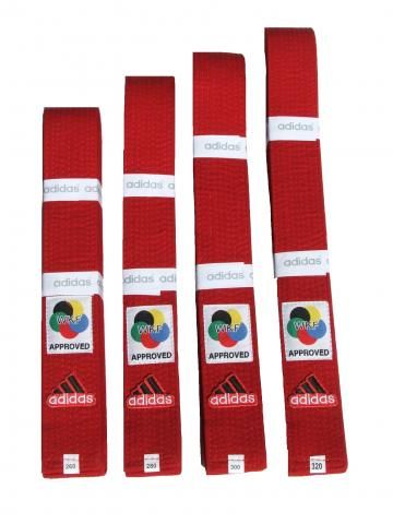 Adidas карате колан ELITE WKF, червен