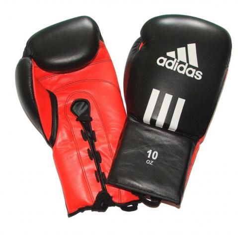 Adidas боксови ръкавици Combat , черно-червени