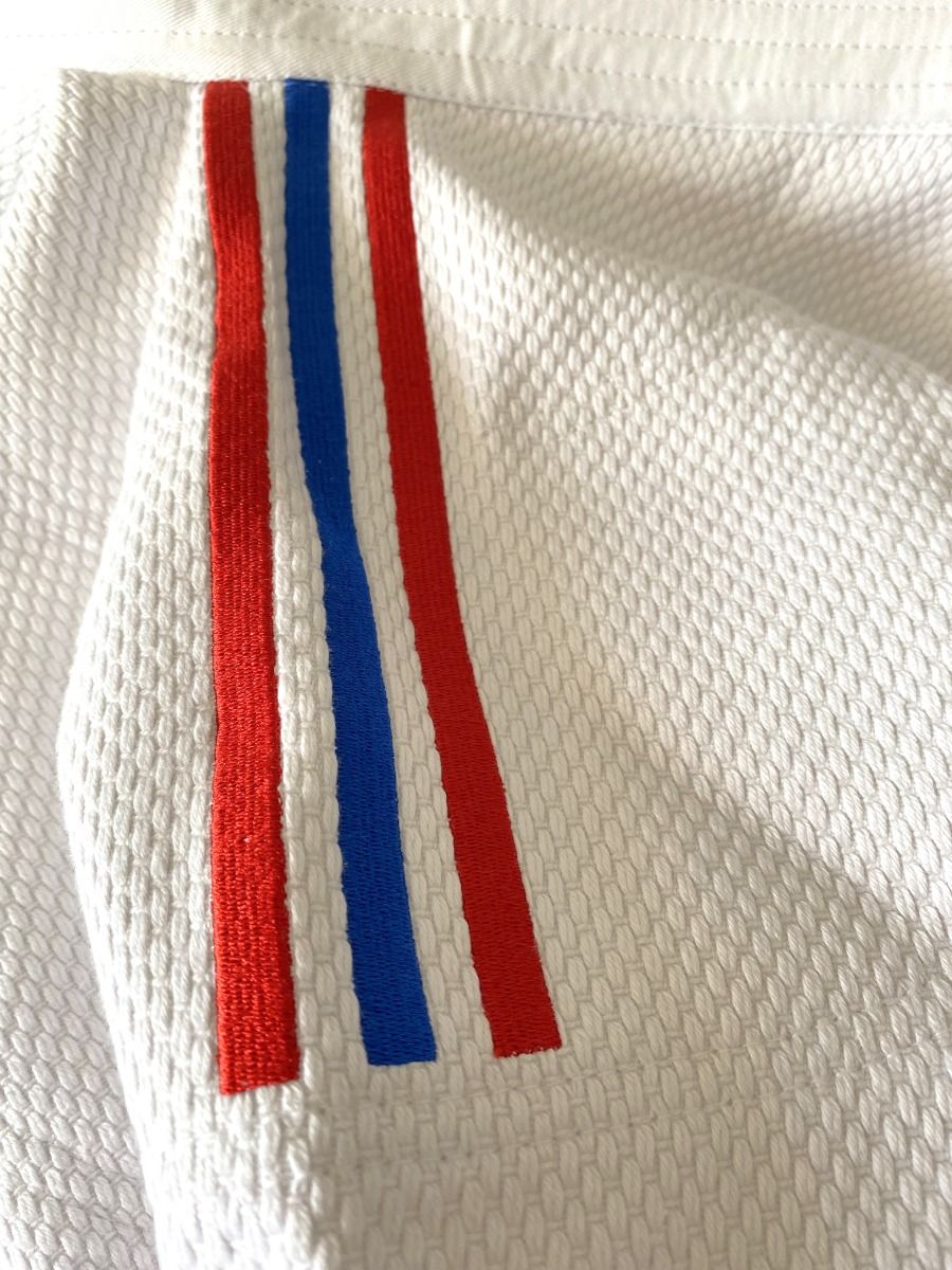 Adidas JU кимоно Champion III SVK Slim fit 750g, бяло