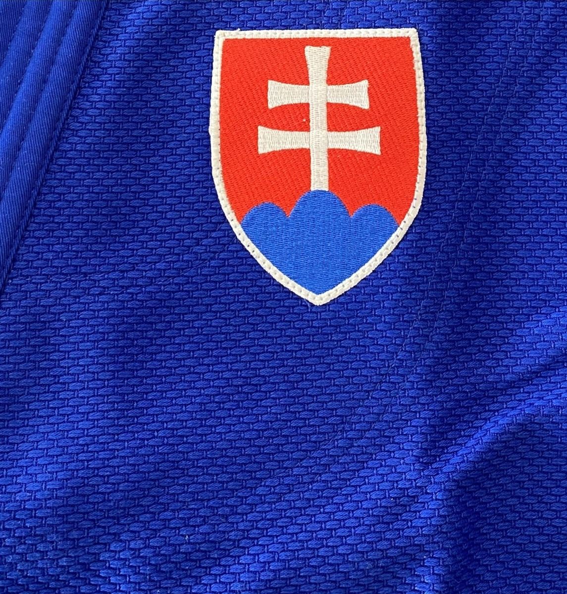 Adidas JU кимоно Champion III SVK Slim fit 750g , синьо