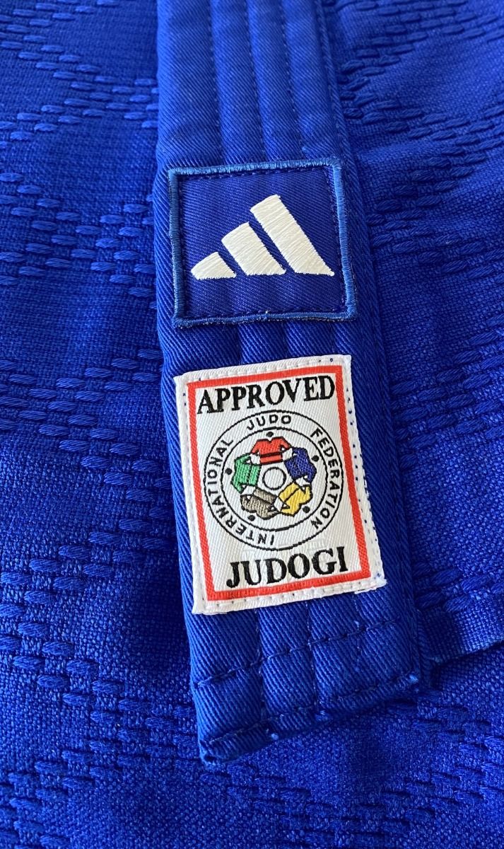 Adidas JU кимоно Champion III SVK Slim fit 750g , синьо