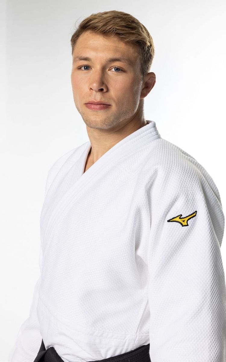 Mizuno JU кимоно Yusho III IJF 750g, бяло