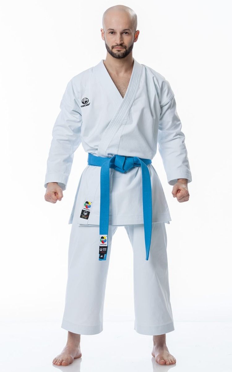 Tokaido KA кимоно Kata Master Athletic WKF 340g, бяло