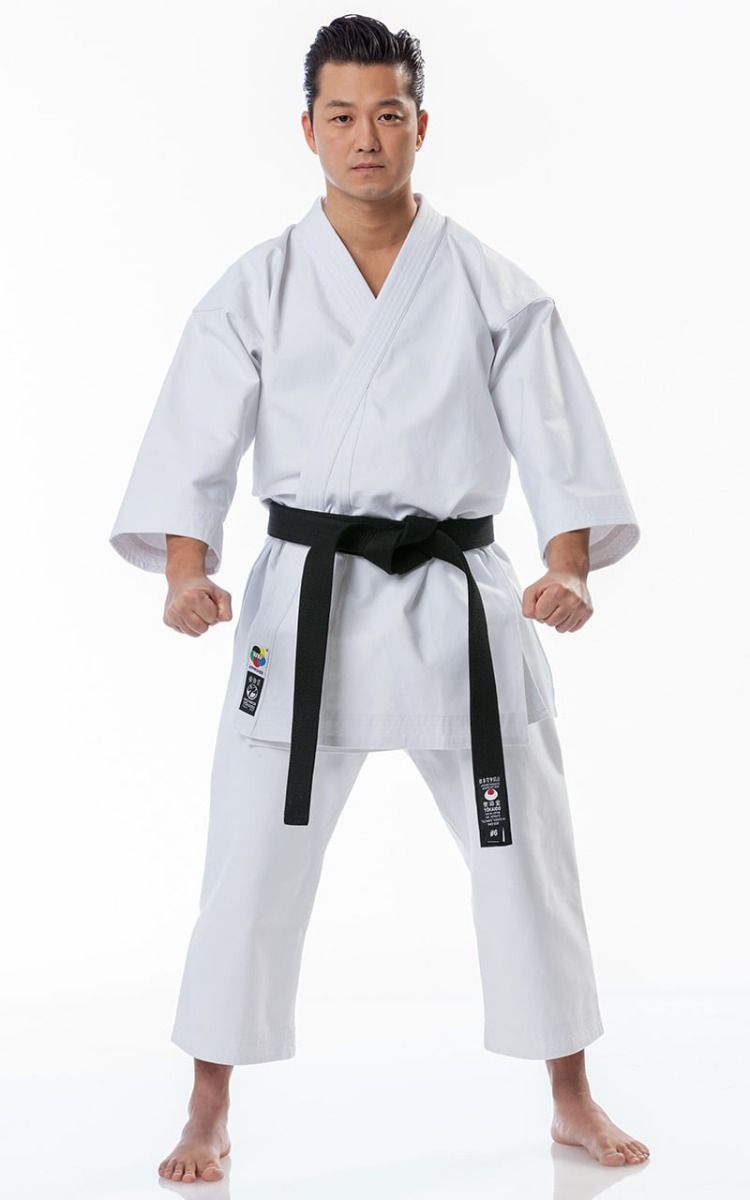 Tokaido KA кимоно Kata Master Japan WKF 340g, бяло