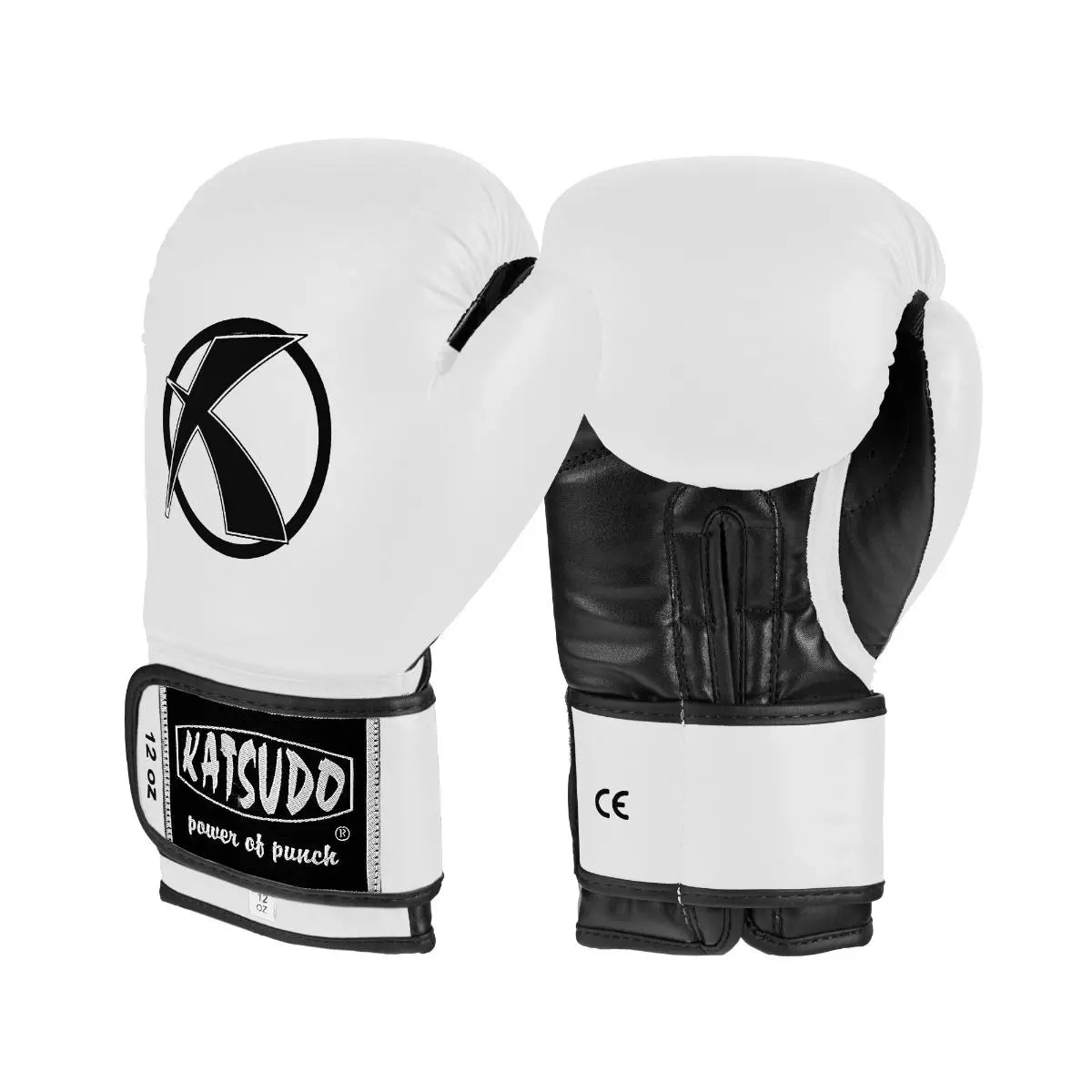 Katsudo боксови ръкавици Punch II, бели