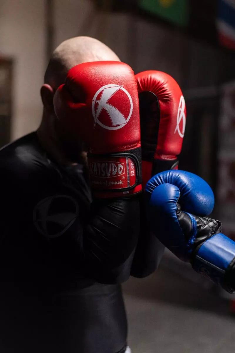 Katsudo боксови ръкавици Punch II, бели