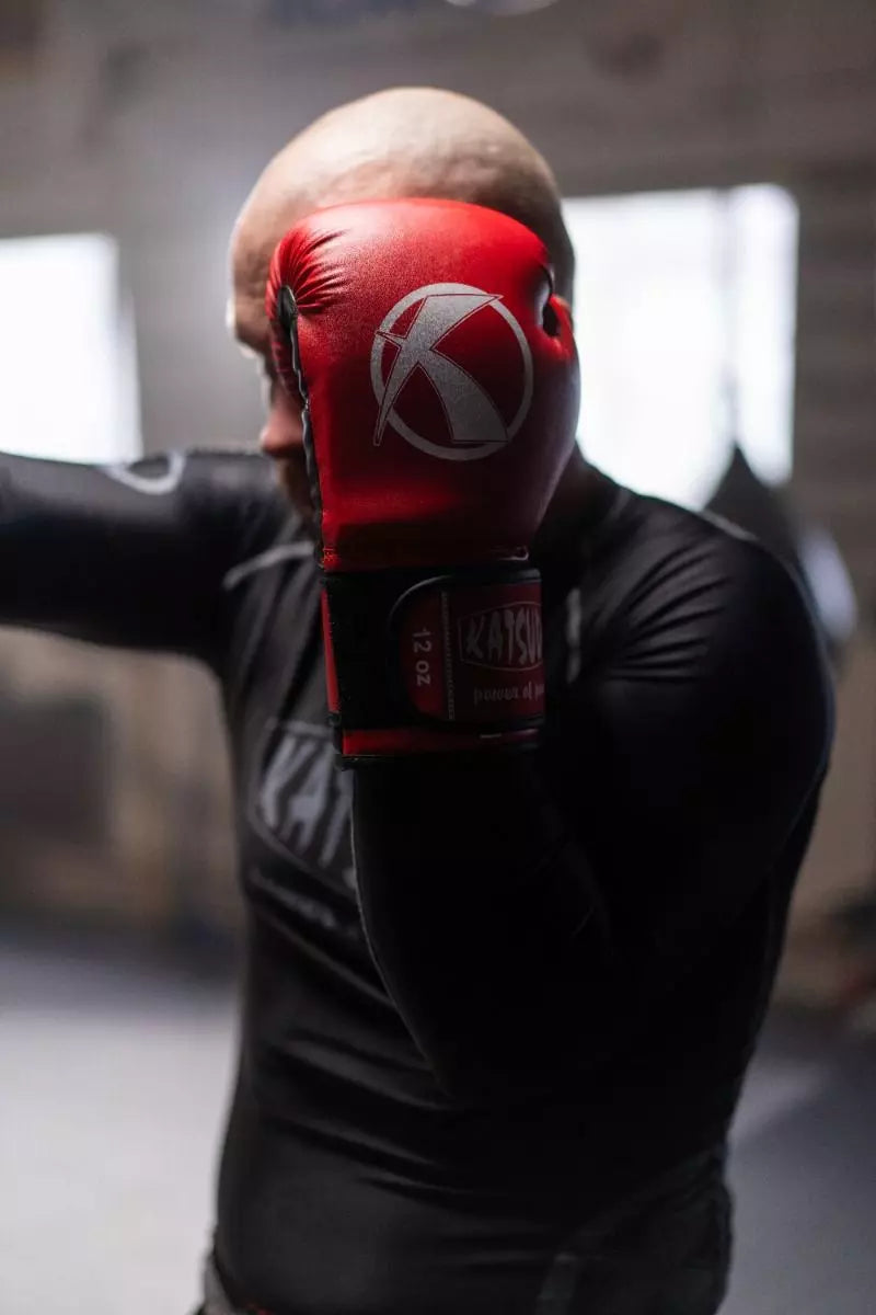 Katsudo боксови ръкавици Punch II, червени