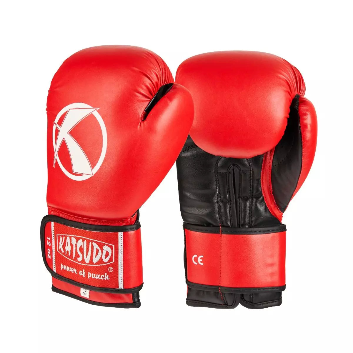 Katsudo боксови ръкавици Punch II, червени