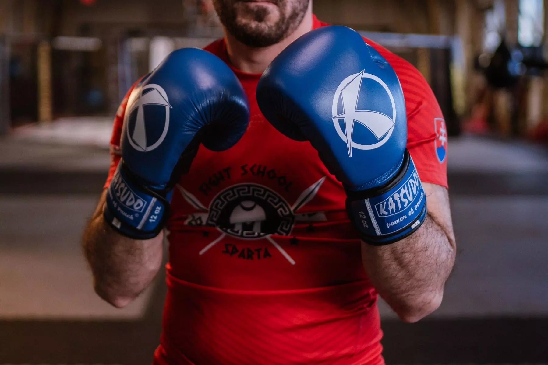 Katsudo боксови ръкавици Punch II, сини