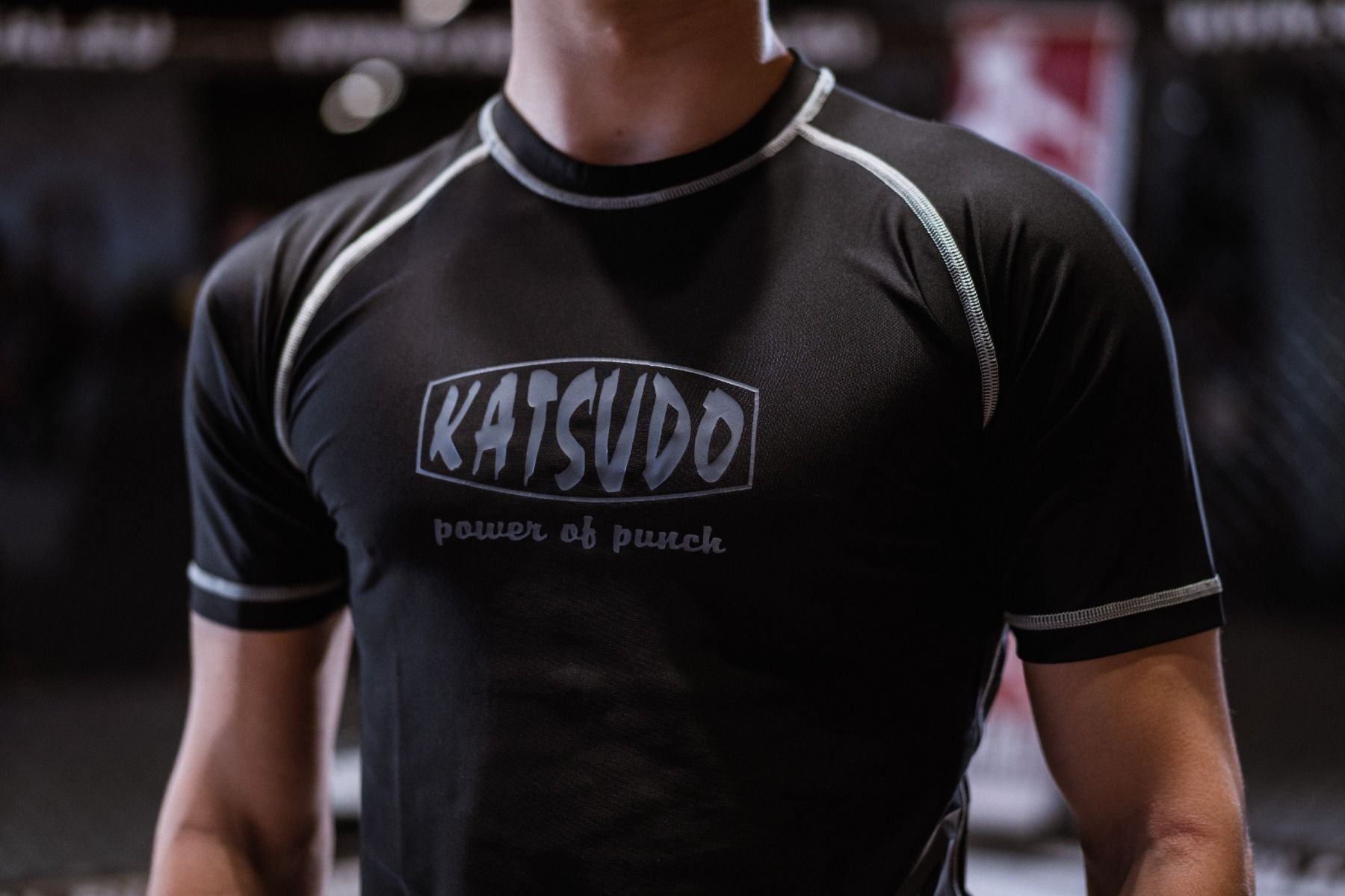 Katsudo функционална тениска с къс ръкав Virago, черна