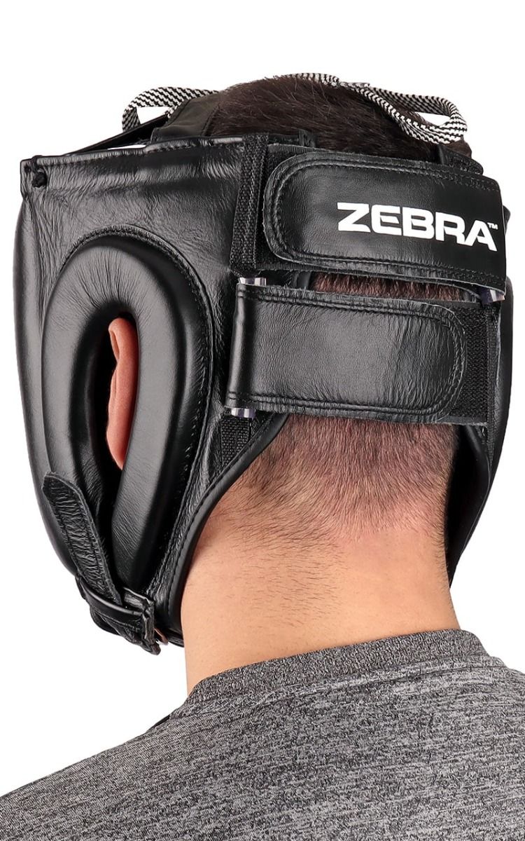 Zebra каска с протектор за лице