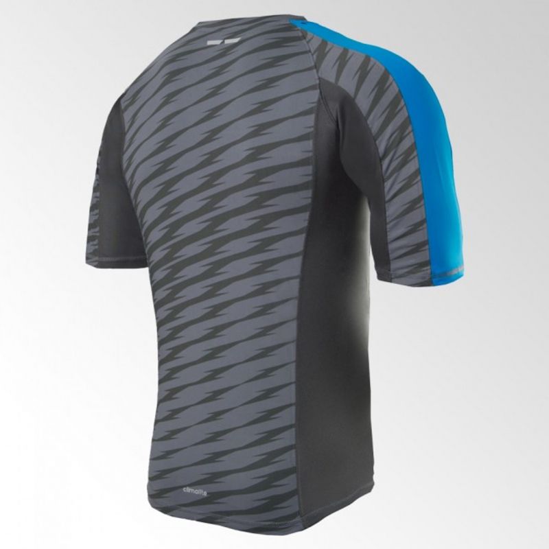 Adidas Ultimate Athlete тениска, черно-синя