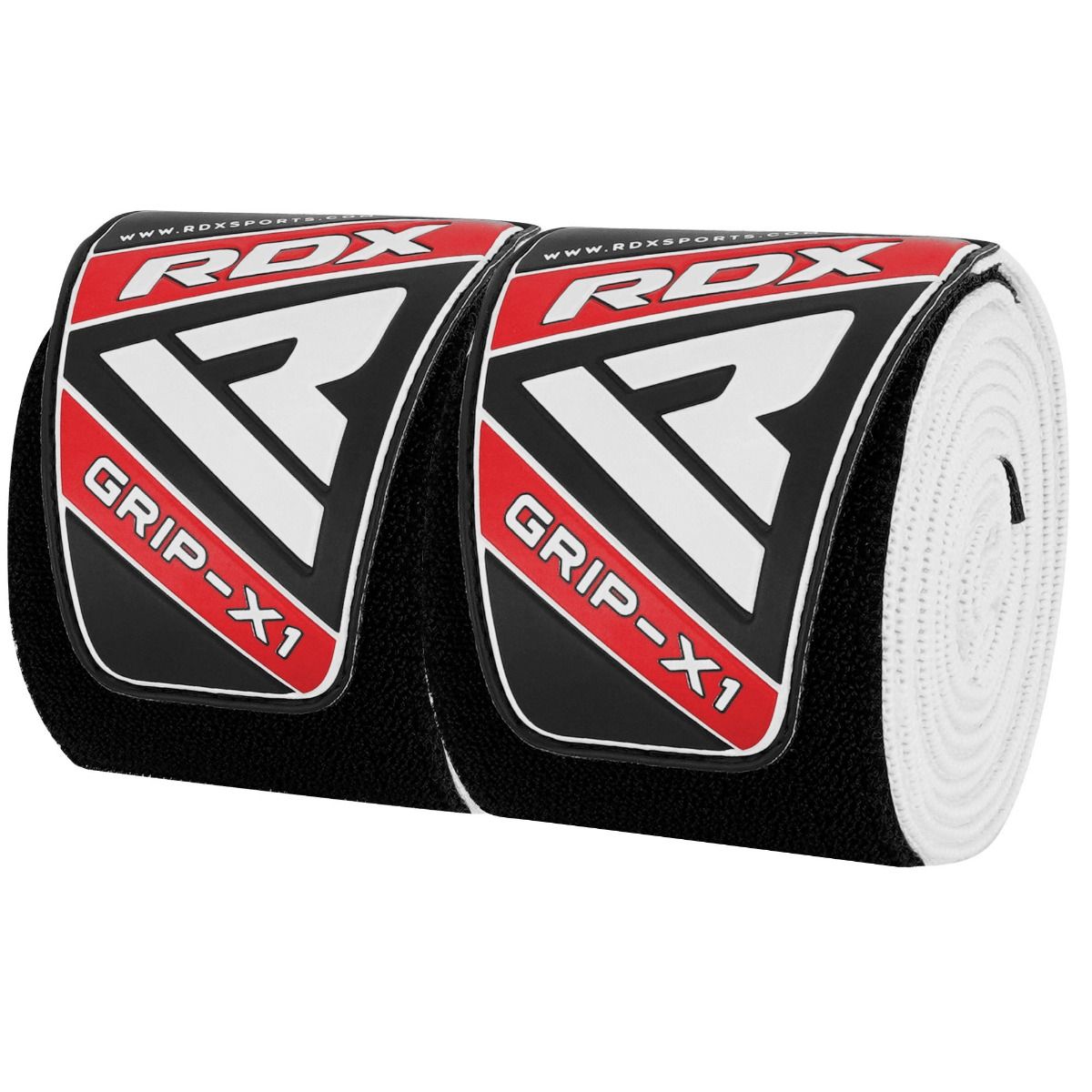 RDX бандажи за глезени PLUS, бяло-черни