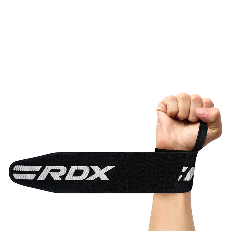 RDX професионални бандажи за китки за фитнес, черни