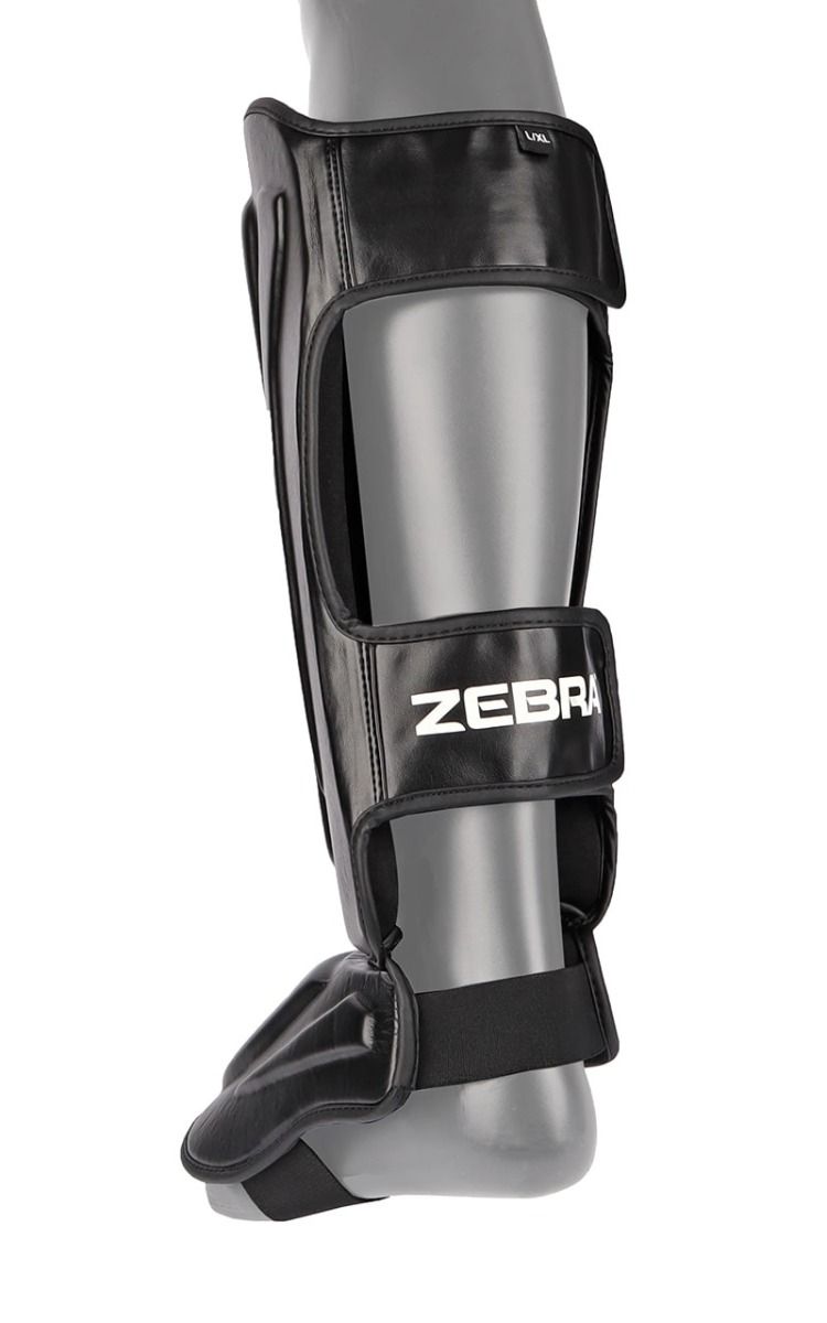 Zebra протектори за пищяли и глезени Pro, черни