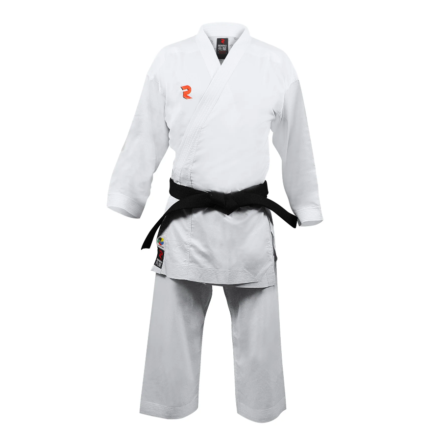 Fight Art карате кимоно Sempai WKF 120 g, бяло