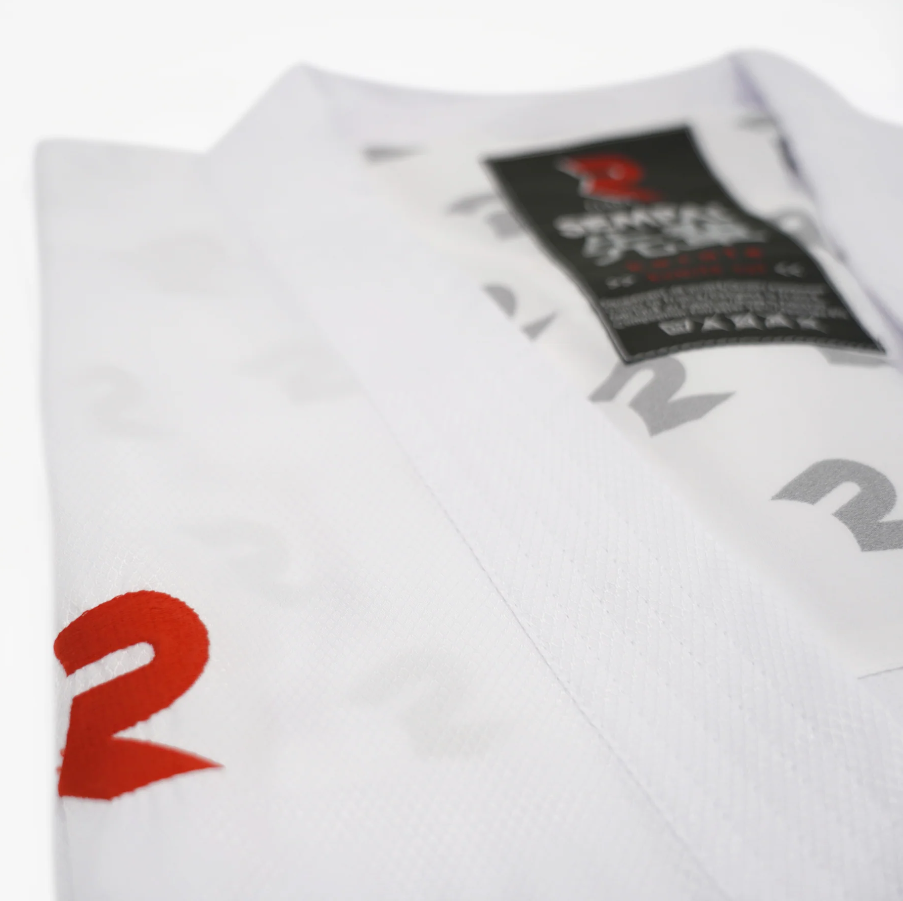 Fight Art карате кимоно Sempai WKF 120 g, бяло