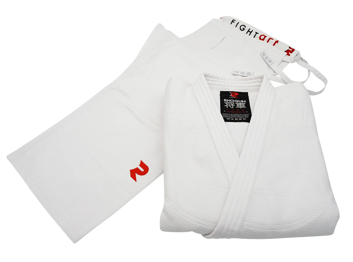 Fight Art джудо кимоно Shogun IJF 730 g, бяло