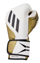 Adidas SPEED TILT 350V Pro boxerské rukavice, bielo-zlatá