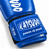 Katsudo боксови ръкавици с цел за удряне Champ III , сини