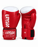 Katsudo боксови ръкавици с лапа Champ III , червени