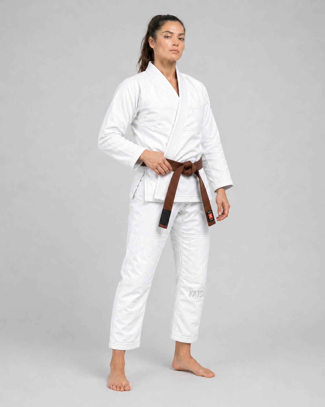 Katsudo Yori dámske Jiu Jitsu kimono 550g, biele